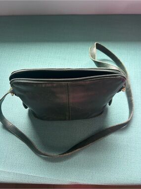 Coach Black Leather Crossbody Bag